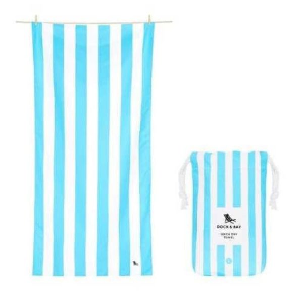 Toalla Cabana Azul Pastel XL (2.00X0.90) • Dock & Bay